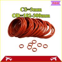 ราคา 【FGH-CB-1】 โอริง ORing O-ring ยางโอริง VMQ เลือกขนาดได้ CS3 มม.* OD102-300 มม. (51651717148)