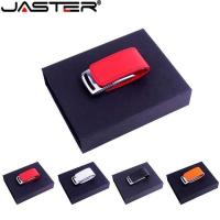 ราคา [HOT ❀ GFDYHGF 118 JASTER (Free Custom ) USB2.0 Flash 128GB Leather + Box Pen Drive 64GB Wedding Gi (27703731950)