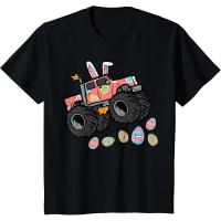 ราคา เสื้อยืด Easter Monster Truck Bunny Ears Eggs Hunt (47113253390)