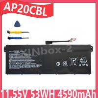 ราคา AP20CBL 11.55V 53WH 4590mAh OEM แบตเตอรี่แล็ปท็อปสําหรับ Acer Aspire Vero AV15-51-55K2 Aspire 5 A515 SWIFT 3 SF314 (45262173176)