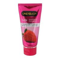 ราคา วันทัชเจลหล่อลื่นสูตรน้ำกลิ่นสตรอเบอรี่ 75มล. One Touch Lubricant Flavour Water Based Strawberry75ml. [8852961004519] (42779453264)