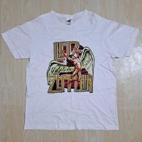 ราคา เสื้อมือสอง เสื้อวินเทจ เสื้อวง Led Zeppelin สีขาว size L (24787638021)