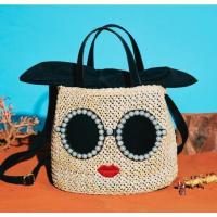 ราคา [พร้อมส่ง]A-Jolie Pearl Basket 2 Way Bag Book กระเป๋าสานสุดฮิตจากญี่ปุ่น A-Jolie สามารถสะพายและถือได้ “ดีไซน์หน้าตา” (23661703476)