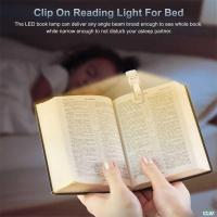 ราคา ❤ ไฟอ่านหนังสือแบบชาร์จไฟได้สำหรับอ่านหนังสือบนเตียงใช้ไฟอ่านหนังสือ LED (56955410187)