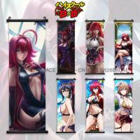ราคา High School DxD ภาพวาดแขวนอะนิเมะโปสเตอร์ Rias Gremory Scroll ภาพ Himejima Akeno ตกแต่งบ้าน Xenovia Quarta Wall Art (54010311193)