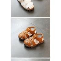 ราคา ฤดูร้อนสไตล์ใหม่รองเท้าแตะเด็กชาย Soft-Soled Anti-Slip เวอร์ชั่นเกาหลีกลางขนาดเล็กเด็กชายเด็กทารก Head-Covered รองเท้าชายหาด Head-Covered YEIT (50110572351)