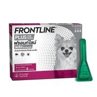 ราคา Frontline Plus for dogs and puppies ฟรอนท์ไลน์ พลัส สำหรับสุนัขและลูกสุนัข อายุ 8 สัปดาห์ขึ้นไปและน้ำหนักน้อยกว่า 5 กก. (1032571437)
