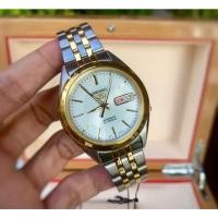 ราคา Seiko 5 Automatic รุ่น SNKL24K1 - นาฬิกาสำหรับผู้ชาย สายแสตนเลส สองกษัตริย์ - แท้ 100% รับประกันสินค้า 1 ปีเต็ม (1271969910)