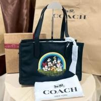 ราคา Disney X Coach Tote 30 Mickey Mouse Friends Black CS533 (41213585101)