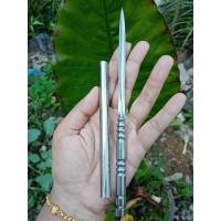 ราคา มีดพกมีดขูดชาร์ปแสตนเลส ยาว 8 นิ้ว งานมือ แนวสะสมสวยๆ (ลาย 1 ) (23772986613)