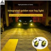 ราคา 18-23Camry ไฟตัดหมอก 8th Generation Camry Gold ไฟตัดหมอกเอเชีย Dragon to Gold Light ไฟตัดหมอกตา (51610384622)