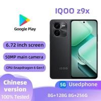 ราคา IQOO Z9x 5g SmartPhone CPU Snapdragon6 Gen1 6.72 นิ้วหน้าจอ LCD 50MP กล้อง 6000mAH 44W ชาร์จ Android โทรศัพท์มือสอง (48853192503)