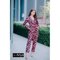 ราคา จั้มยาว พร้อมผ้าผูกเอว มือ1 ป้ายห้อย งานป้าย Ariya size S ราคา 380฿ งานสวยมาก ผ้าดีมากค่ะ (9317062378)
