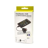 ราคา Micro USB Card Reader + HUB OTG for Mobile Phone Adapter SG-007 (14263761995)