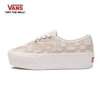 ราคา ♞,♘VANS AUTHENTIC STACKFORM - WOVEN CHECK WHITE/PINK รองเท้า ผ้าใบ VANS ชาย หญิง 2025 (43211984668)