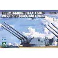 ราคา พลาสติก โมเดล ประกอบ TAKOM สเกล 1/72 USS MISSOURI BATTLESHIP MK.7 16''/50 GUN TURRET No.1 (5015) (17315997115)