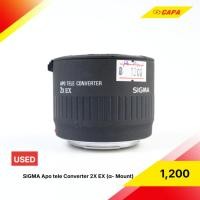 ราคา [USED] SIGMA Apo tele Converter 2X EX (α- Mount) (47557324016)