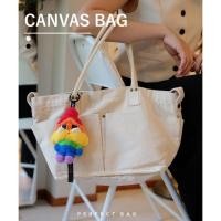 ราคา Canvas Bag กระเป๋าแคนวาส ผ้าหนา ช่องเก็บของเยอะ มี 2 สี (26370082454)
