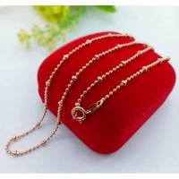 ราคา สร้อยคอผู้หญิงเม็ดมะยมคั่น2สลึง (48260269390)