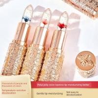ราคา lipstick ลิปแมท Tik Tok Same Style Petal Jelly ลิปสติกเปลี่ยนสีได้ Non-stick Cup Non-fading Waterproof Moisturizing Flower Transparent Lipstick (49411439006)