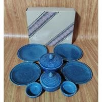 ราคา ชุดของขวัญ ของที่ระลึก ชุดเซรามิก ลายนางพญา สีน้ำเงิน จานอาหาร 8ชิ้น ในกล่อง พร้อมใช้เป็นของขวัญปีใหม่ มอบให้ผู้ใหญ่ (47150925265)