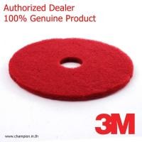 ราคา สินค้า 3M แท้ 100%❗ แผ่นขัดพื้น สก๊อตไบร์ท 3M สีแดง สำหรับ​ เครื่อง​ขัด​พื้น​ (กล่อง 5 ชิ้น) (673239952)