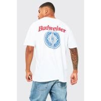 ราคา เสื้อยืด พิมพ์ลายใบอนุญาต Budweiser ขนาดใหญ่ (22846341297)