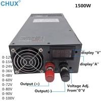 ราคา CHUX 0-12V 15V 24V 36V 48V 60V 72V 80V 90V 100V AC DC จอแสดงผล LED Switching Power Supply 1000W 1200W 1500W (24770729642)