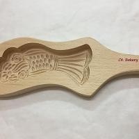 ราคา ปลางานฝีมือมือไม้ Kuih Mould / พิมพ์ปลาโบราณ (55061514373)