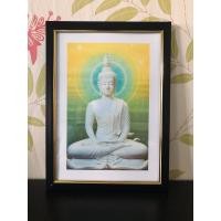 ราคา รูปภาพพระพุทธเจ้าพร้อมกรอบรูปขนาด23*32ซม. (9009112276)