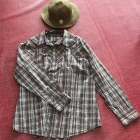 ราคา Wrangler เสื้อลายสก๊อต มือสอง แบรนด์แท้ (3200024704)