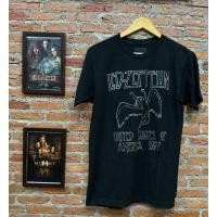 ราคา เสื้อยืดมือสอง ลายวงดนตรี Led-zeppelin สีดำ ขนาดไซส์S (26191318988)