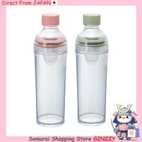 ราคา HARIO ฟิลเตอร์อินขวดพกพา 400 มล. พร้อมที่กรองชา สีเขียว/ชมพู ขวดน้ำ ญี่ปุ่น Japan (26418183581)