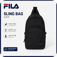 ราคา FILA Daily Sling Bag Mini Crossbody Bag สายปรับระดับได้ สีดํา (47662694943)