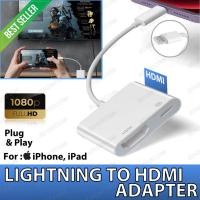 ราคา อะแดปเตอร์ Lightning เป็น HDMI Digital AV / lightning to TV จอแสดงผล mirroring (57060201403)