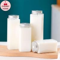 ราคา ขวดพลาสติก PET ขนาด 380ml./500ml. มีฝาสีเงิน แบบเจาะรูและไม่เจาะรู ขวดใส่ชาผลไม้สด (40069201361)