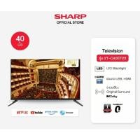 ราคา ทีวี ชราป SHARP TV Full HD LED Smart รุ่น 2T-C40EF2X ขนาด 40 นิ้วประกันศูนย์ 1 ปี (54611603771)