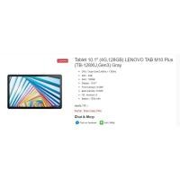 ราคา Tablet 10.1'' (4G,128GB) LENOVO TAB M10 Plus (TB-128XU,Gen3) Gray (18468684161)