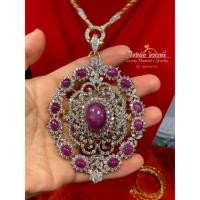 ราคา จี้ทับทิมแท้ เข็มกลัดพลอยแท้ (42331871208)