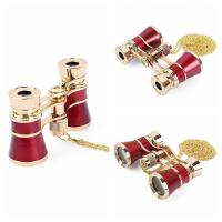 ราคา Fashion Portable Opera Glasses Binoculars 3 X 25 Vintage Theater Glasses Compact Optical BK7 Mini Binocula for Adults (51252981322)