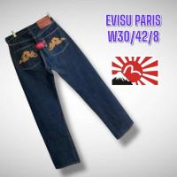 ราคา กางเกงยีนส์ผู้ชาย EVISU-PARIS สินค้าแท้ ผลิตญี่ปุ่น ขนาดเอว 30" (29041355844)