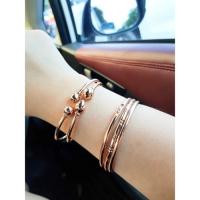 ราคา กำไลข้อมือนากแท้ หนัก 1 สลึง เลือกแบบได้ (57010169956)