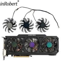ราคา 75มม. ที128010SM PLD08010S12H 2Pin 3Pin Cooler พัดลมสําหรับ Gigabyte AMD Radeon R9 270X 280X 290X WINDFORCE 3X พัดลมการ์ด (44559613707)