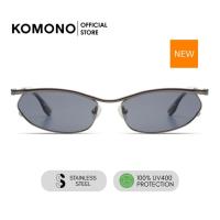 ราคา KOMONO Blair Gun แว่นตากันแดด ทรงสี่เหลี่ยมผืนผ้า สีเทาเข้ม กันรังสี UV400 วัสดุคุณภาพ (54311983896)