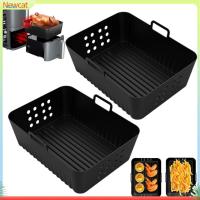 ราคา {Newcat} ซิลิโคนเกรดอาหาร Air Fryer อุปกรณ์เสริม Air Fryer ถาดอบซิลิโคน 2 ชิ้น Non-stick ซิลิโคน Air Fryer Liners สําหรับ Ninja Sl400uk Bpa-free Oil-proof Baking Pan สําหรับเพื่อสุขภาพ (57311285217)