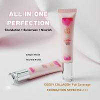 ราคา ครีมกันแดดผสมรองพื้น Deedy Collagen Full Coverage Foundation SPF50 PA++++ ขนาด 15 กรัม (26560885207)