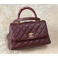 ราคา Chanel coco 9.5 burgundy ghw holo 26x (7332651247)
