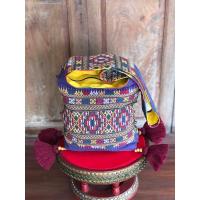 ราคา กระเป๋าสะพายย่ามผ้าฝ้ายทอมือสวยงาม (24600780857)