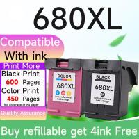 ราคา ใช้งานร่วมกับ HP 680 หมึก HP680XL ตลับหมึกรีฟิลสําหรับ hp 2135/2676/1115/1118/2138/2675/3776 (49562014546)