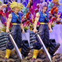 ราคา 28cm Anime Dragon Ball Z Future Trunks Figure Trunks Action Figures PVC Statue Collection Model Toys for Children Gifts (29713472858)